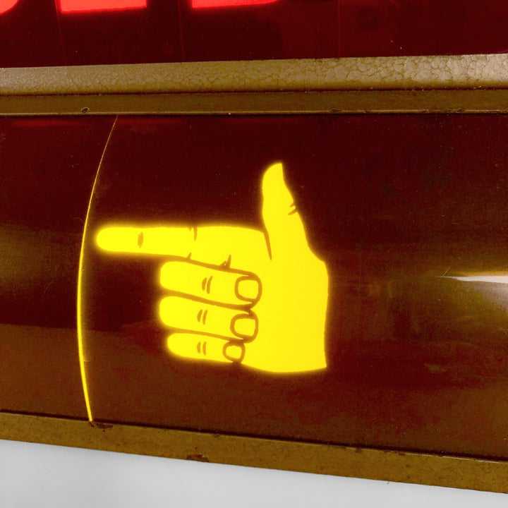 Enseigne lumineuse année 70