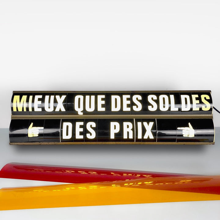 Enseigne lumineuse année 70