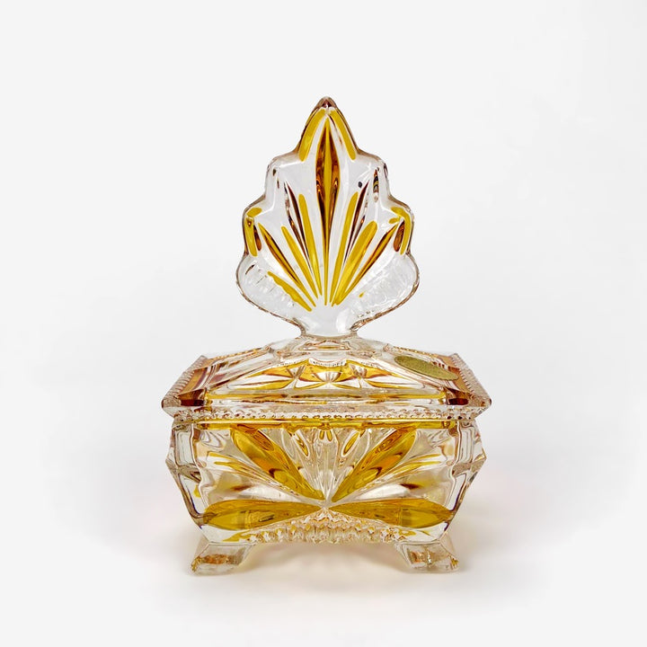 Ensemble de toilette en cristal de Bohême