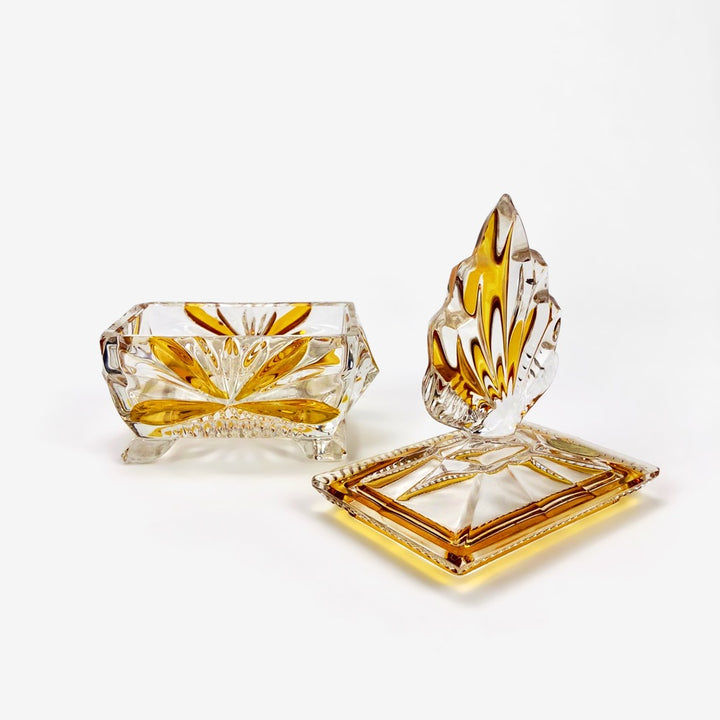 Ensemble de toilette en cristal de Bohême