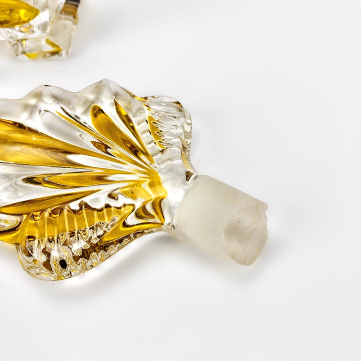 Ensemble de toilette en cristal de Bohême