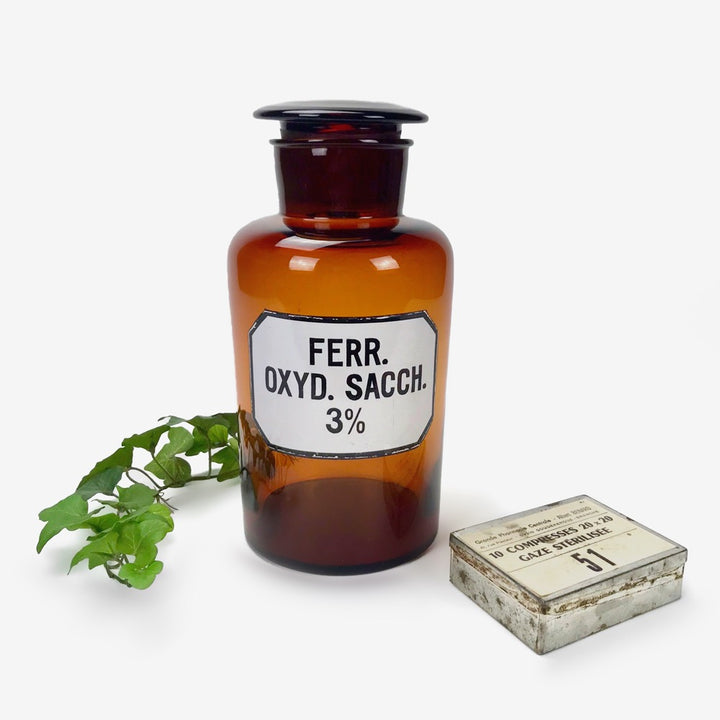 Grand flacon d'apothicaire