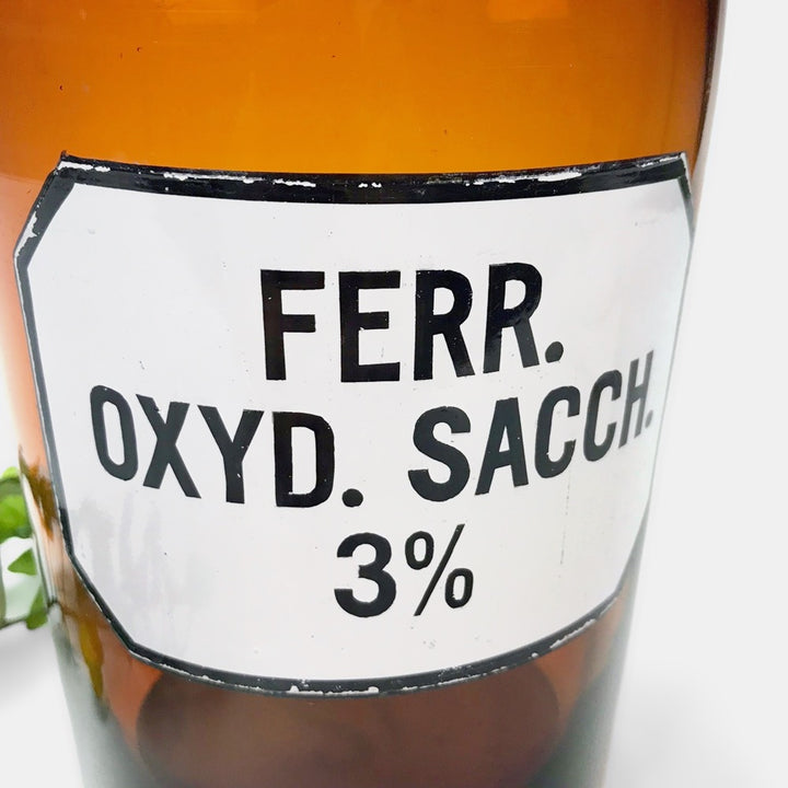 Grand flacon d'apothicaire