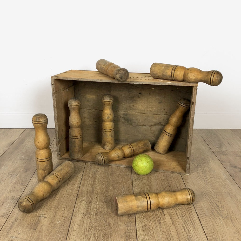 Jeu de quilles traditionnelles en bois Enfant en ligne