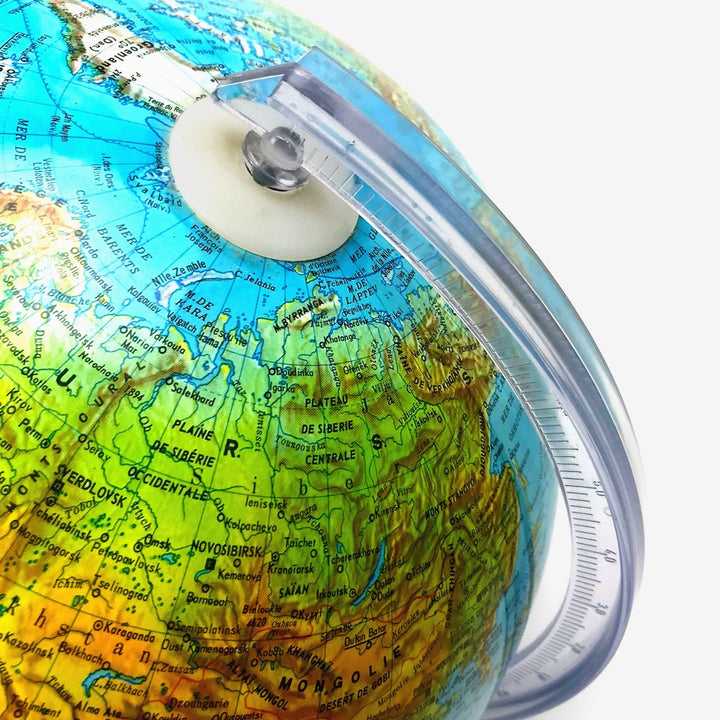 Globe terrestre lumineux des années 70