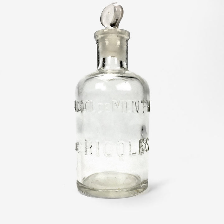 Ensemble de flacons d'apothicaire