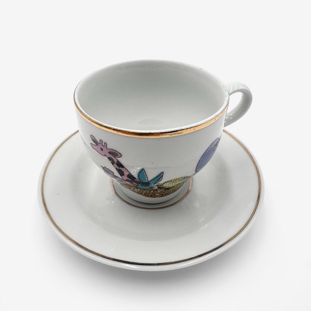Dinette en porcelaine années 70