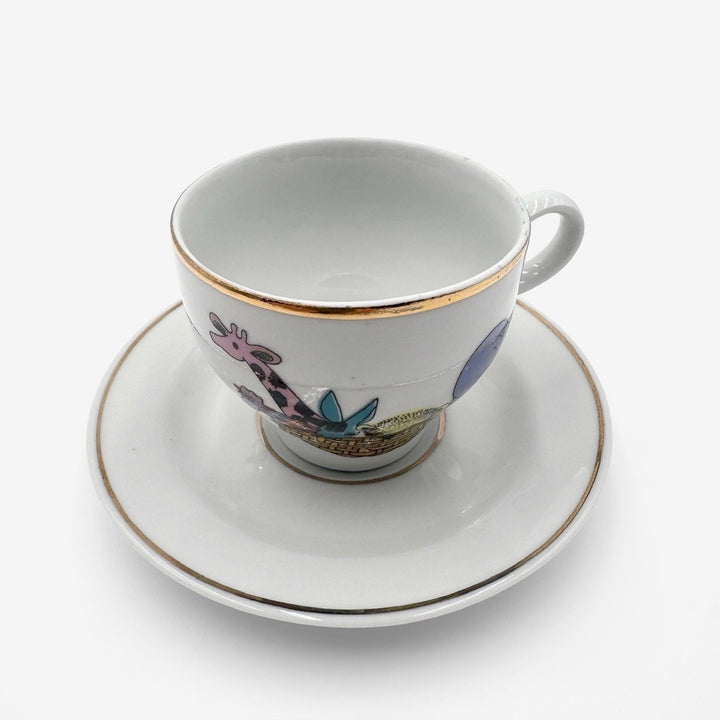 Dinette en porcelaine années 70