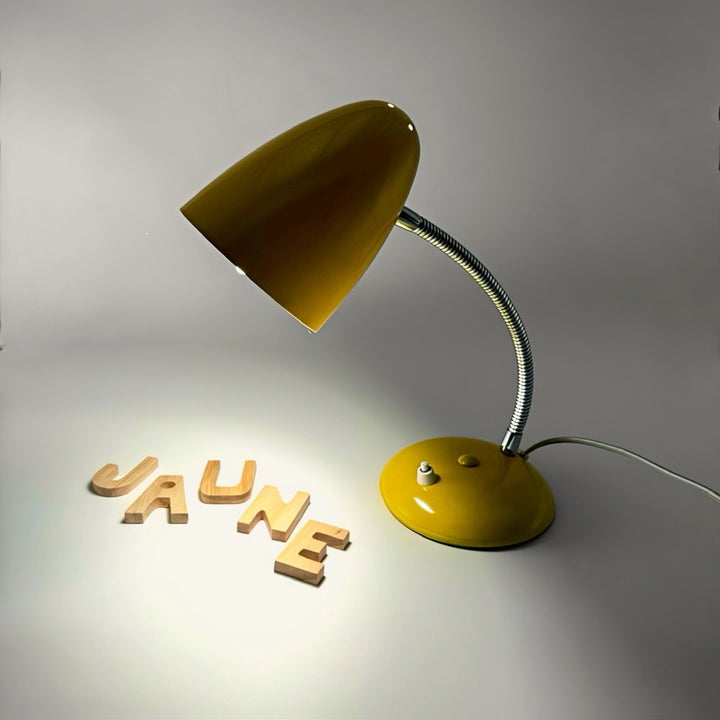Lampe cocotte jaune vintage Igor Paris