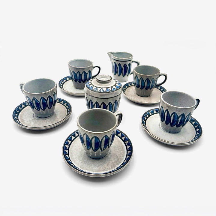 Service à café Ceramano Allemagne années 70
