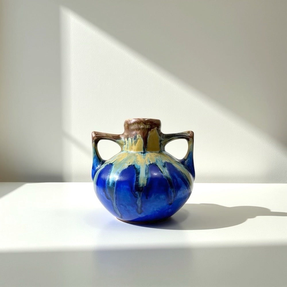Vase en grès émaillé Gilbert Méténier début XXe
