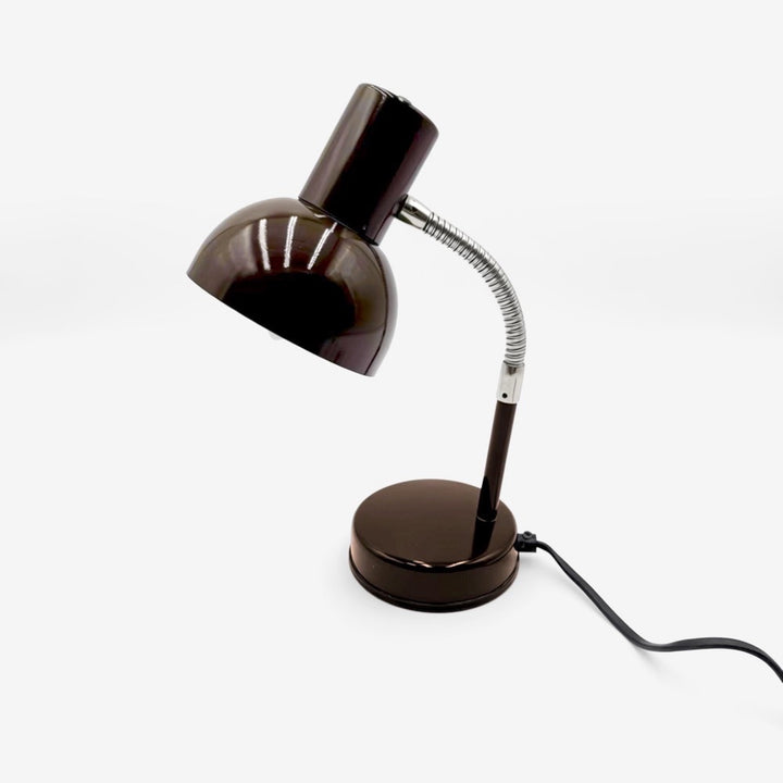 Lampe de bureau chocolat Veb Narva vintage