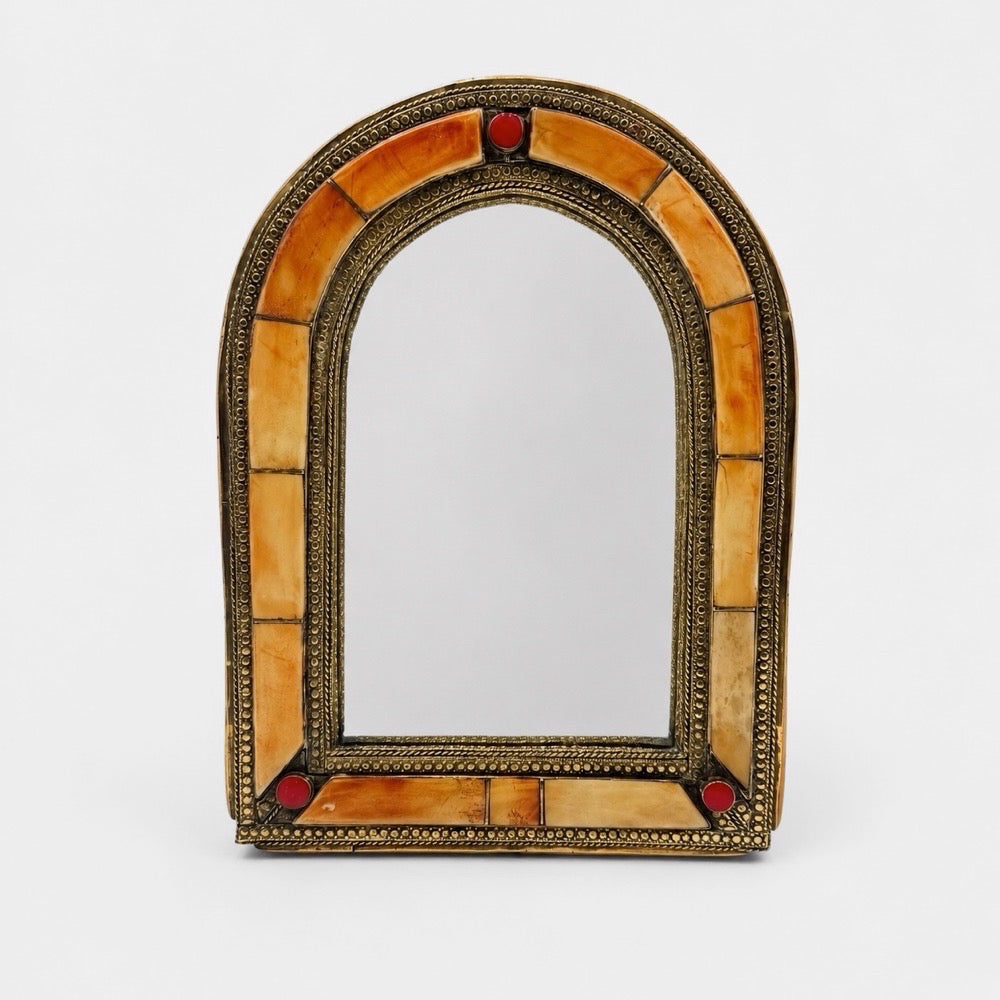 Miroir marocain laiton années 80