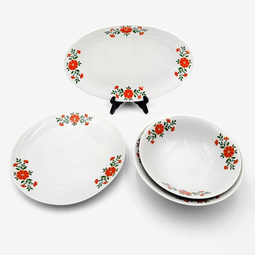 Plats de service porcelaine Winterling années 70