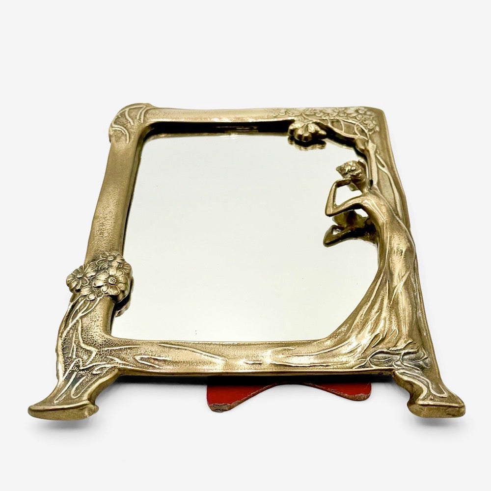 Miroir style Art Nouveau Pierre Bex années 70