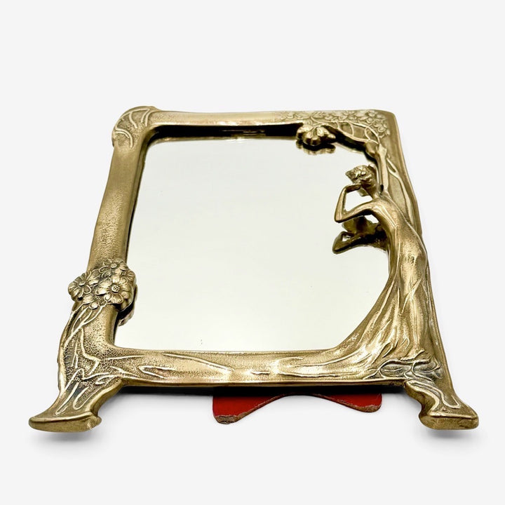 Miroir style Art Nouveau Pierre Bex années 70