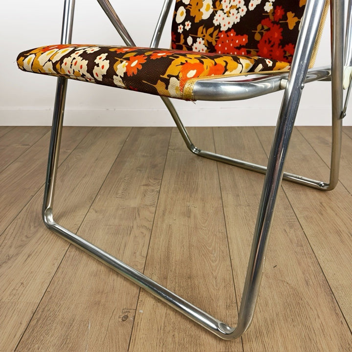 Paire de chaises pliantes Kettler années 70