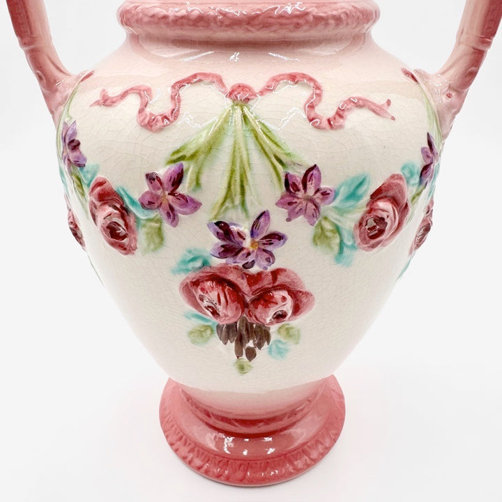 Vase Art Nouveau en barbotine Longchamp Terre de Fer