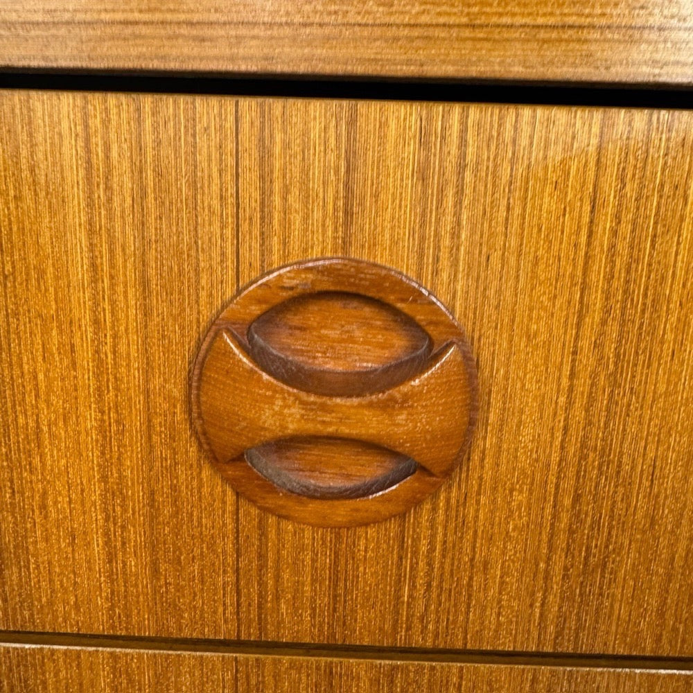 Commode danoise placage teck années 70