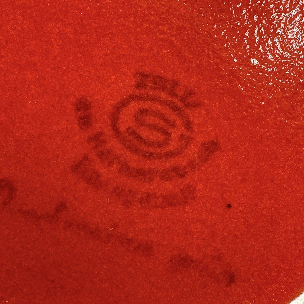 Service à orangeade céramique orange Zell années 70