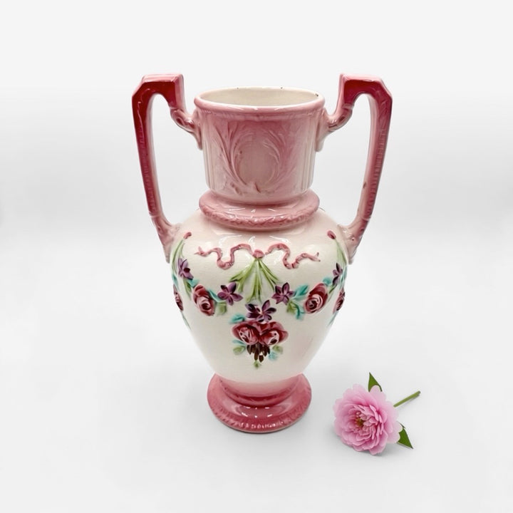Vase Art Nouveau en barbotine Longchamp Terre de Fer