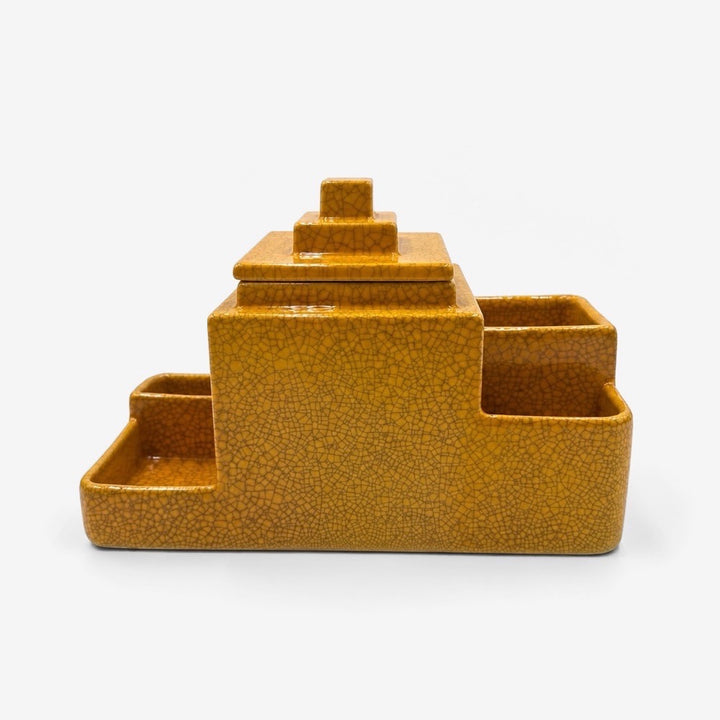 Ensemble de fumeur faïence Boch Belgique Art Déco 1930
