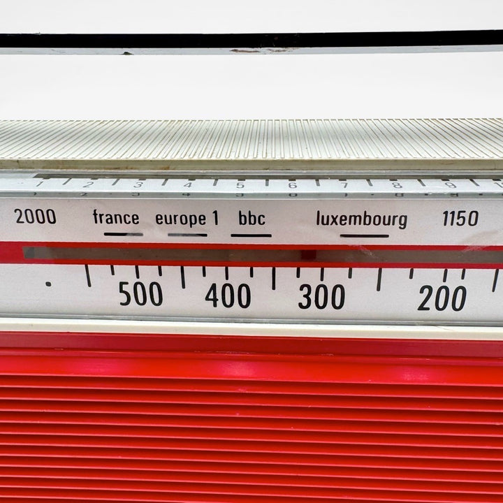 Transistor rouge Philips années 70