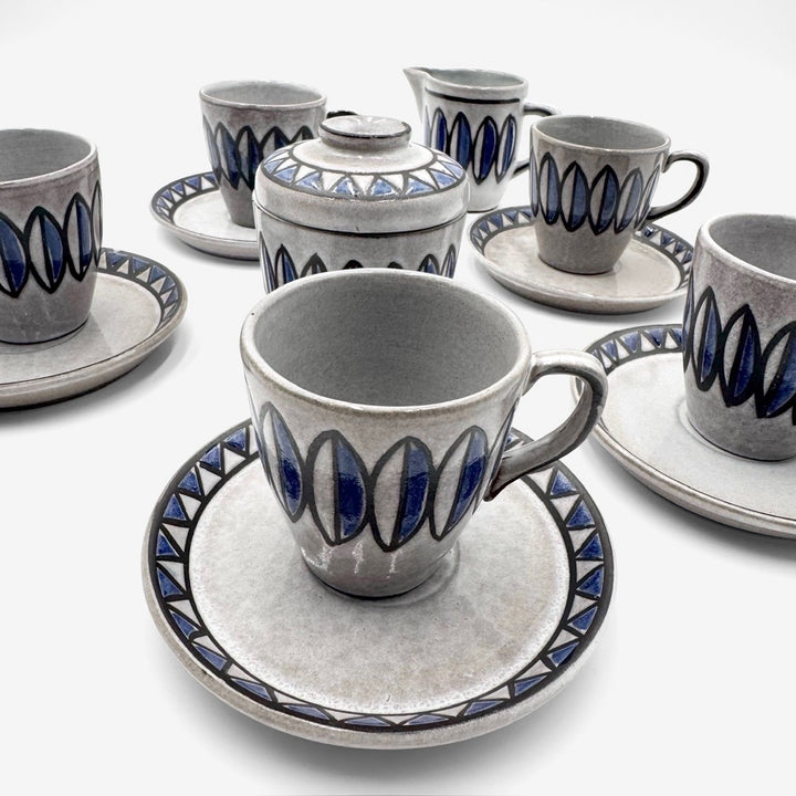 Service à café Ceramano Allemagne années 70