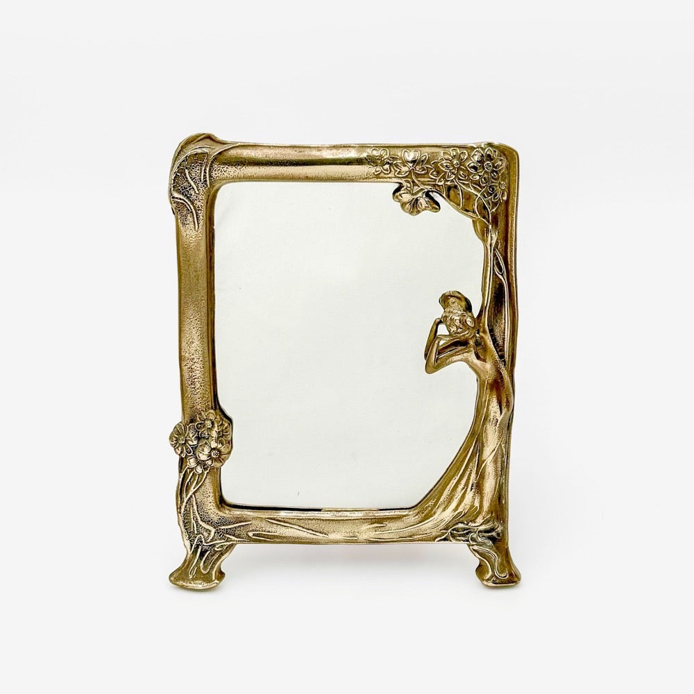 Miroir style Art Nouveau Pierre Bex années 70