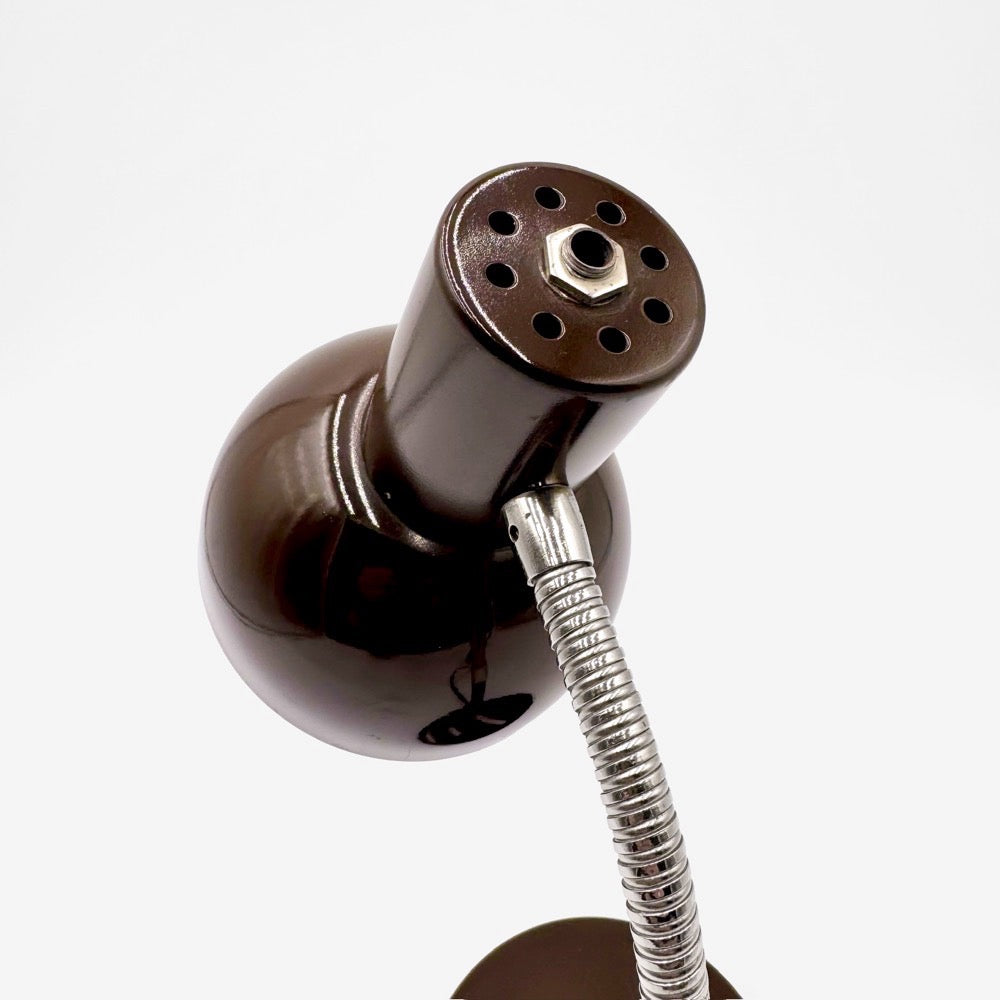 Lampe de bureau chocolat Veb Narva vintage