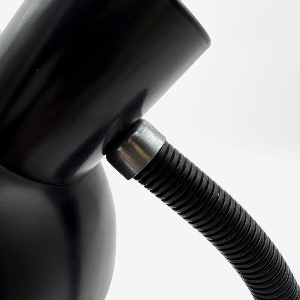 Lampe cocotte noire Veb Narva années 70
