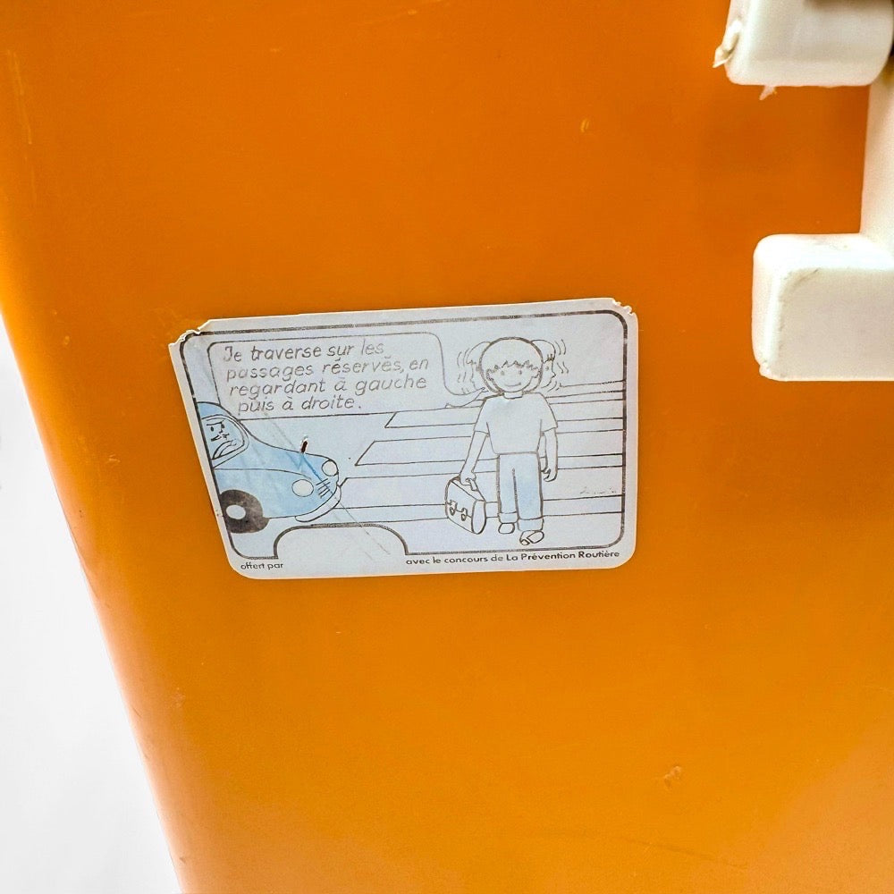 Glacière vintage orange pop