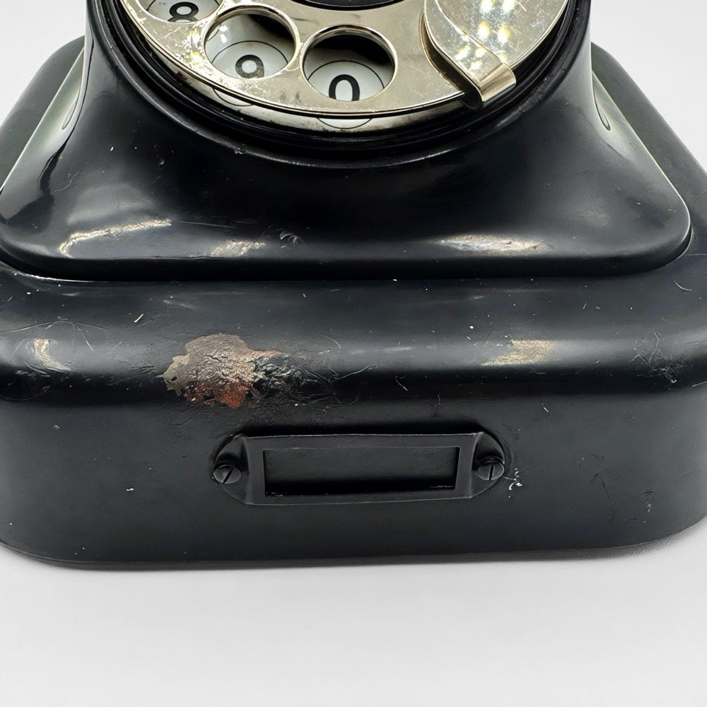 Téléphone Bakélite noire VBT années 40
