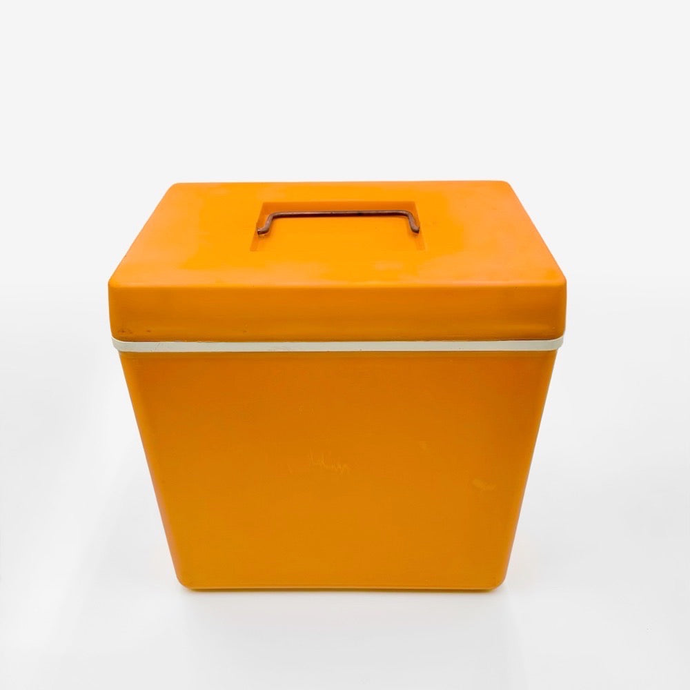 Glacière vintage orange pop