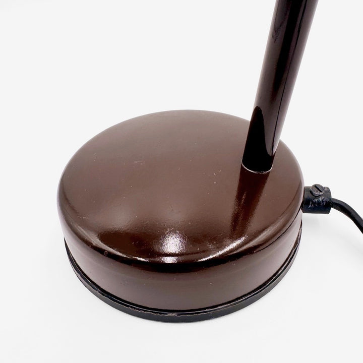 Lampe de bureau chocolat Veb Narva vintage
