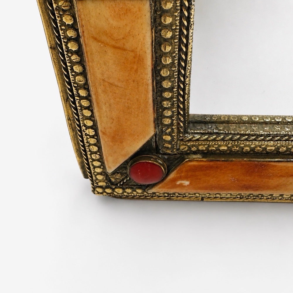 Miroir marocain laiton années 80