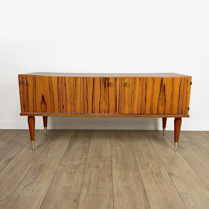 Enfilade scandinave placage palissandre laqué années 60