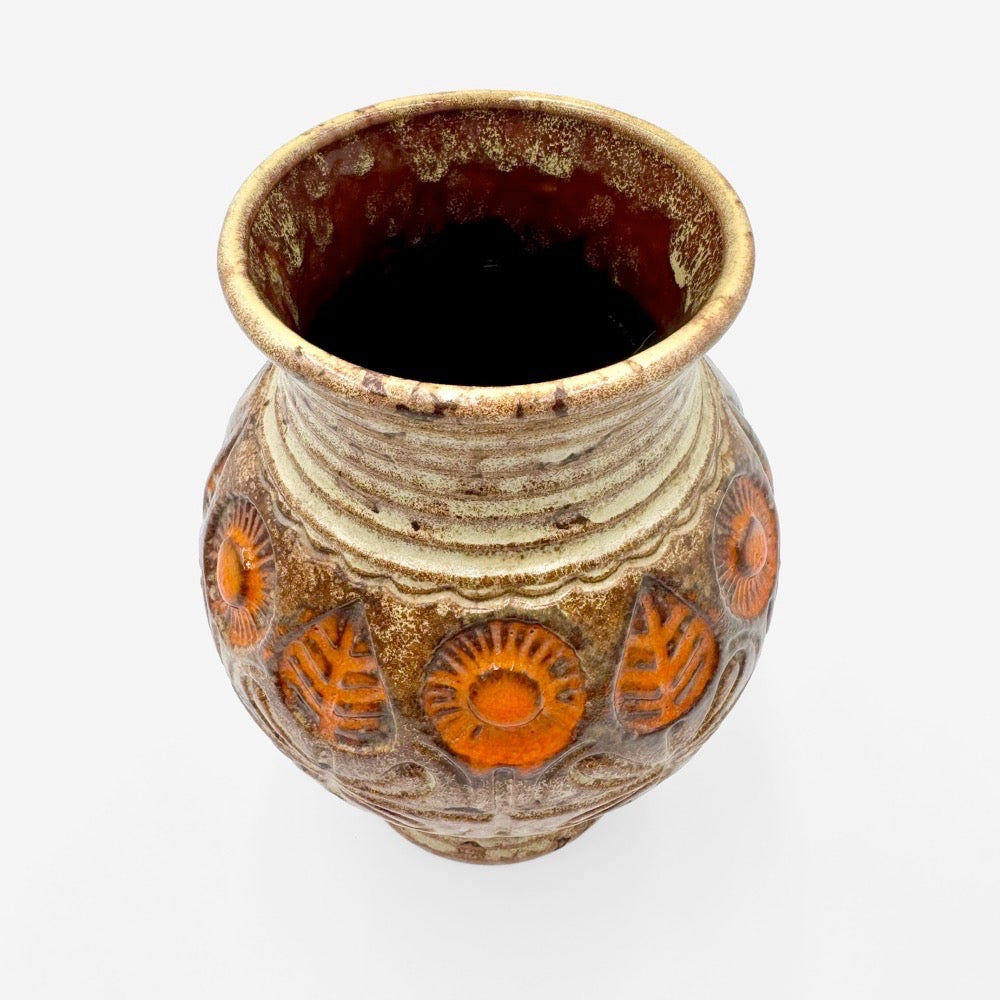 Vase texturé Wekara années 70