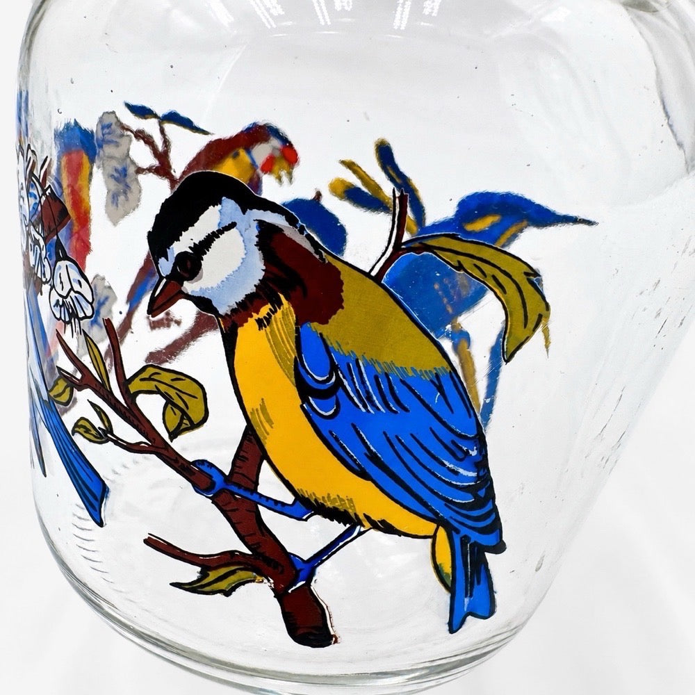 Cruche aux oiseaux vintage