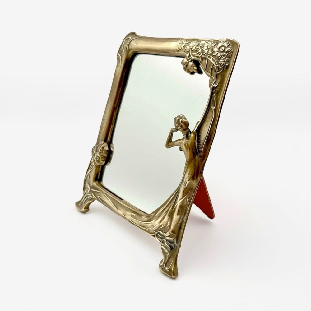 Miroir style Art Nouveau Pierre Bex années 70