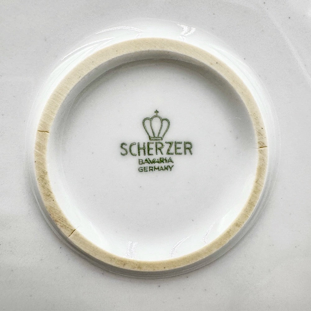 Grand plat rond Scherzer Bavaria années 70