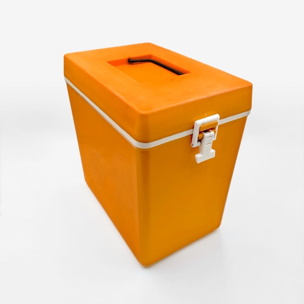 Glacière vintage orange pop
