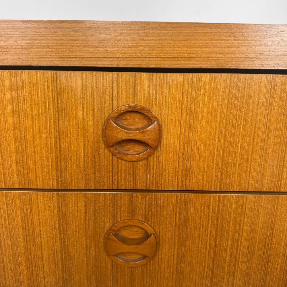 Commode danoise placage teck années 70