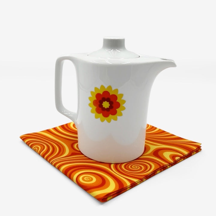 Cafetière théière Flower Power Lorenz Hutschenreuther 70's