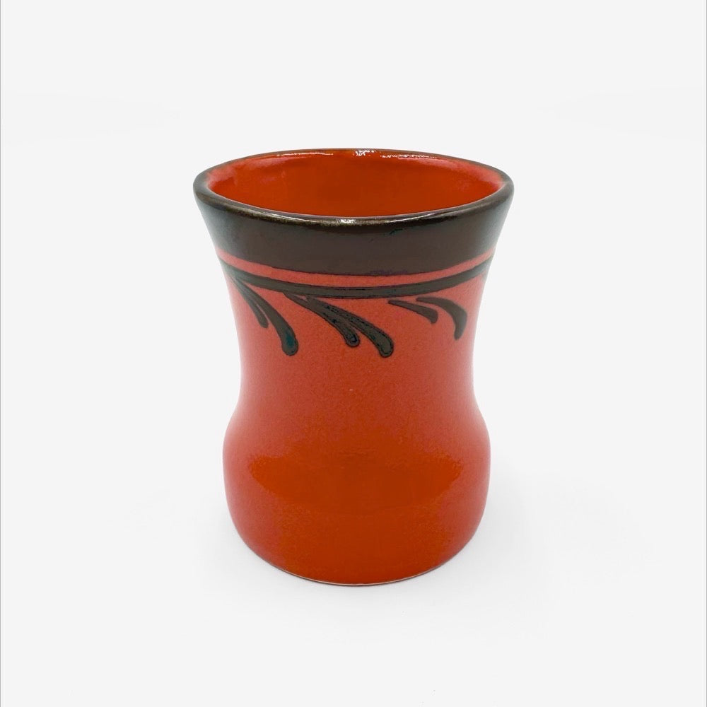 Service à orangeade céramique orange Zell années 70