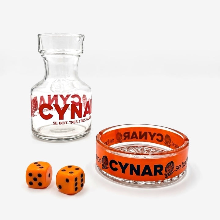 Carafe et cendrier Cynar années 60/70