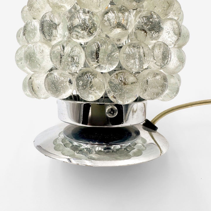 Lampe grappe bulles en verre vintage