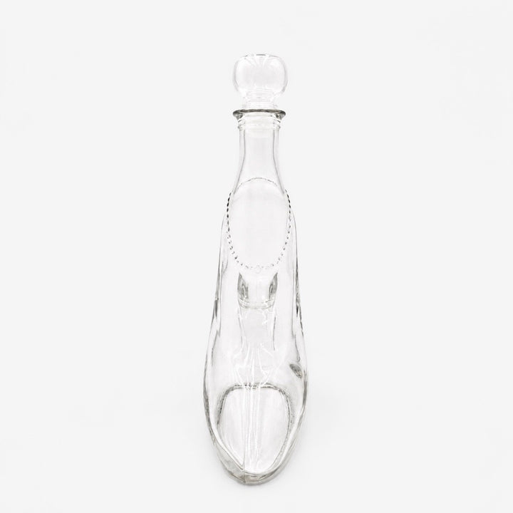 Flacon escarpin en verre années 80