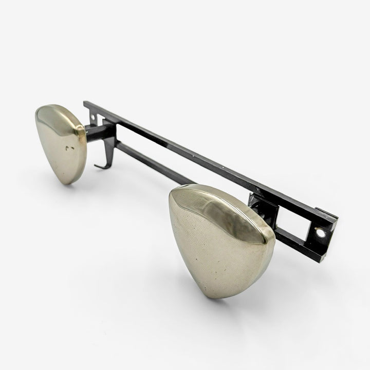 Patères métal doré design années 60