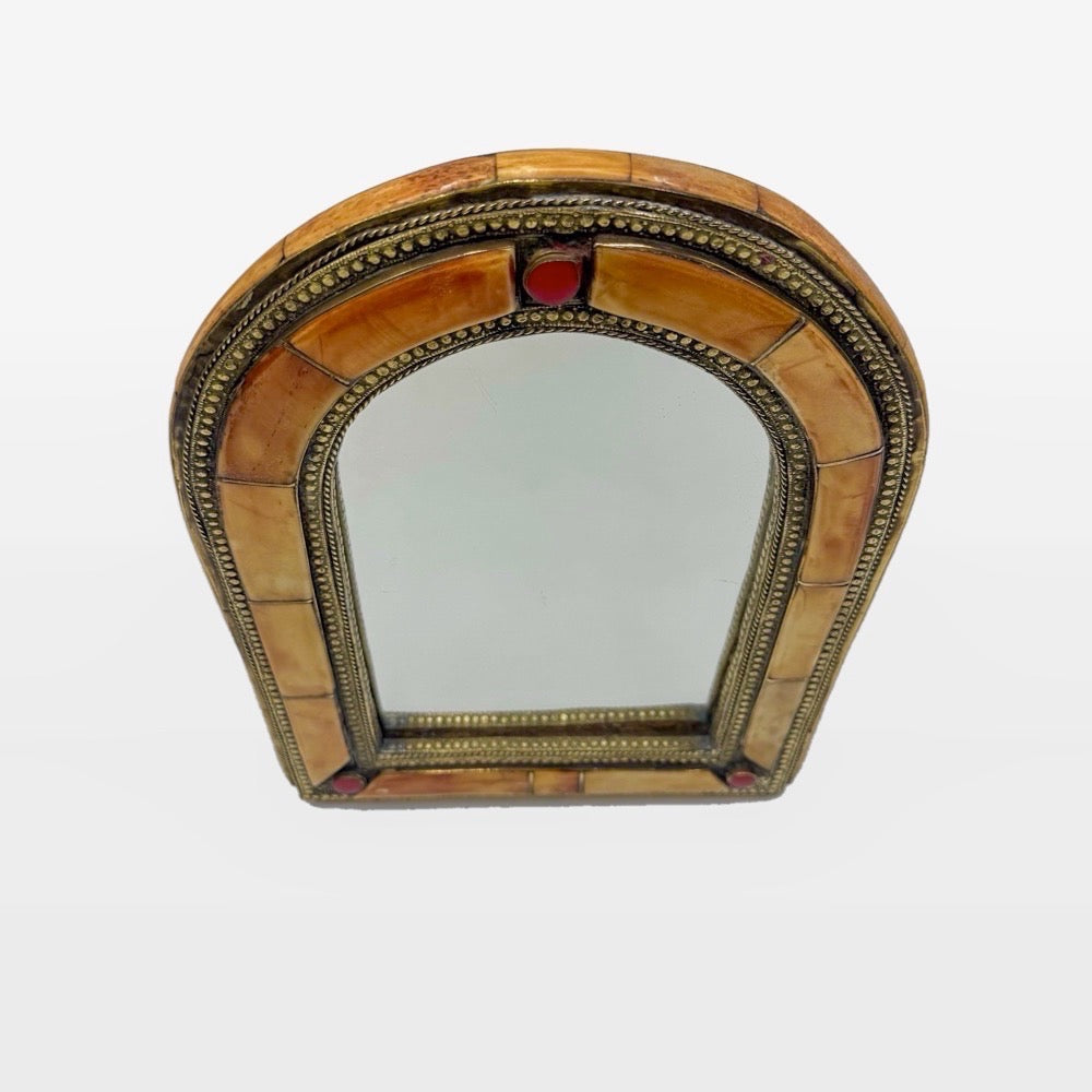 Miroir marocain laiton années 80